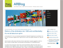 Tablet Screenshot of hlarbitrationlaw.com